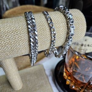 ❤️‍🔥Mens set stainless steel bracelets